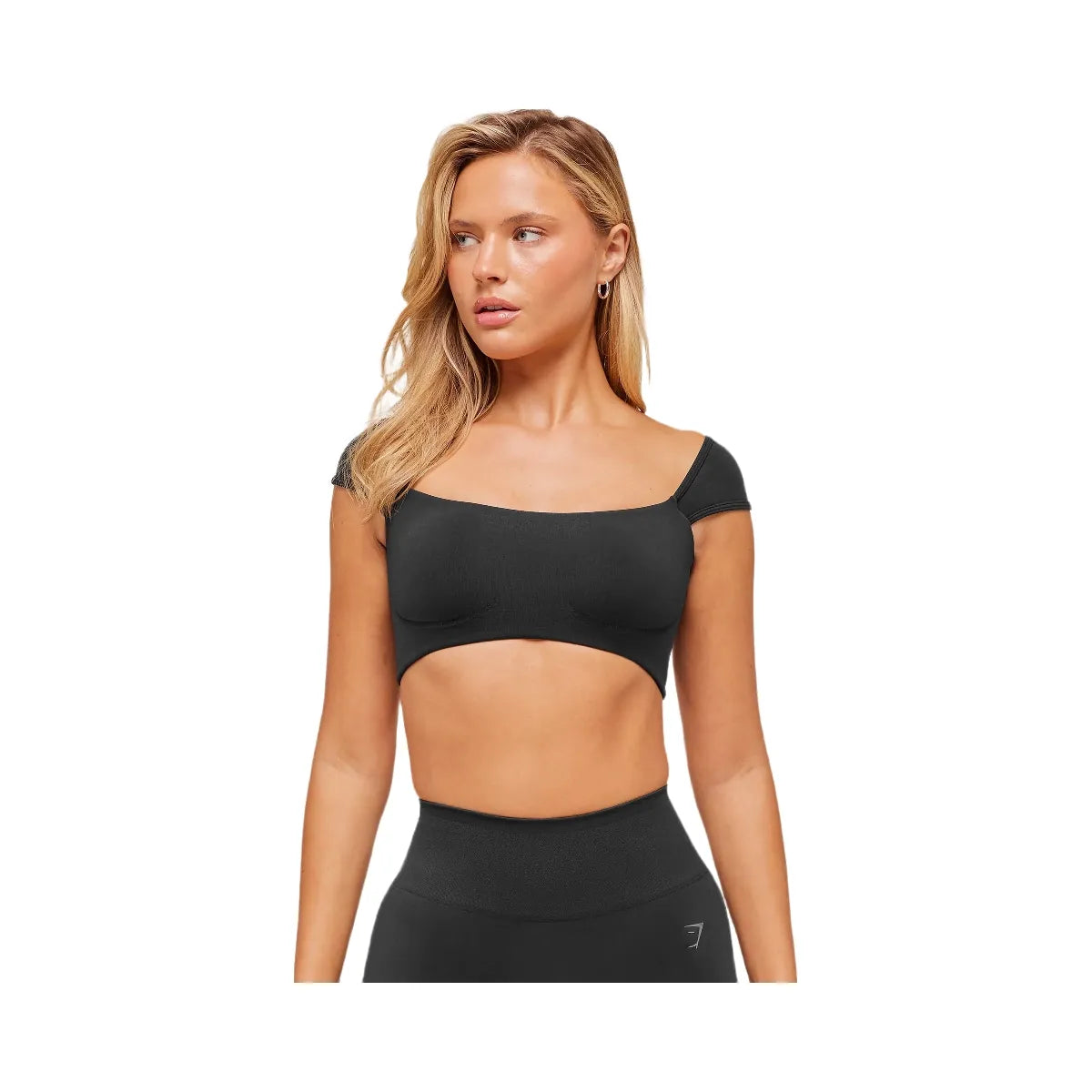 Gymshark Soft Sculpt Cap Sleeve Bralette - Black