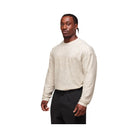Gymshark Lightweight Slub Textured Lifting Authenticator OS LS T-shirt - Oat White