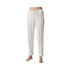 Alo Women's Cable Knit Winter Bliss Pant - Ivory