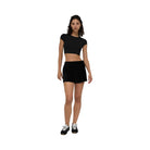 Alo Women's Micro Corduroy On Duty Short - Black