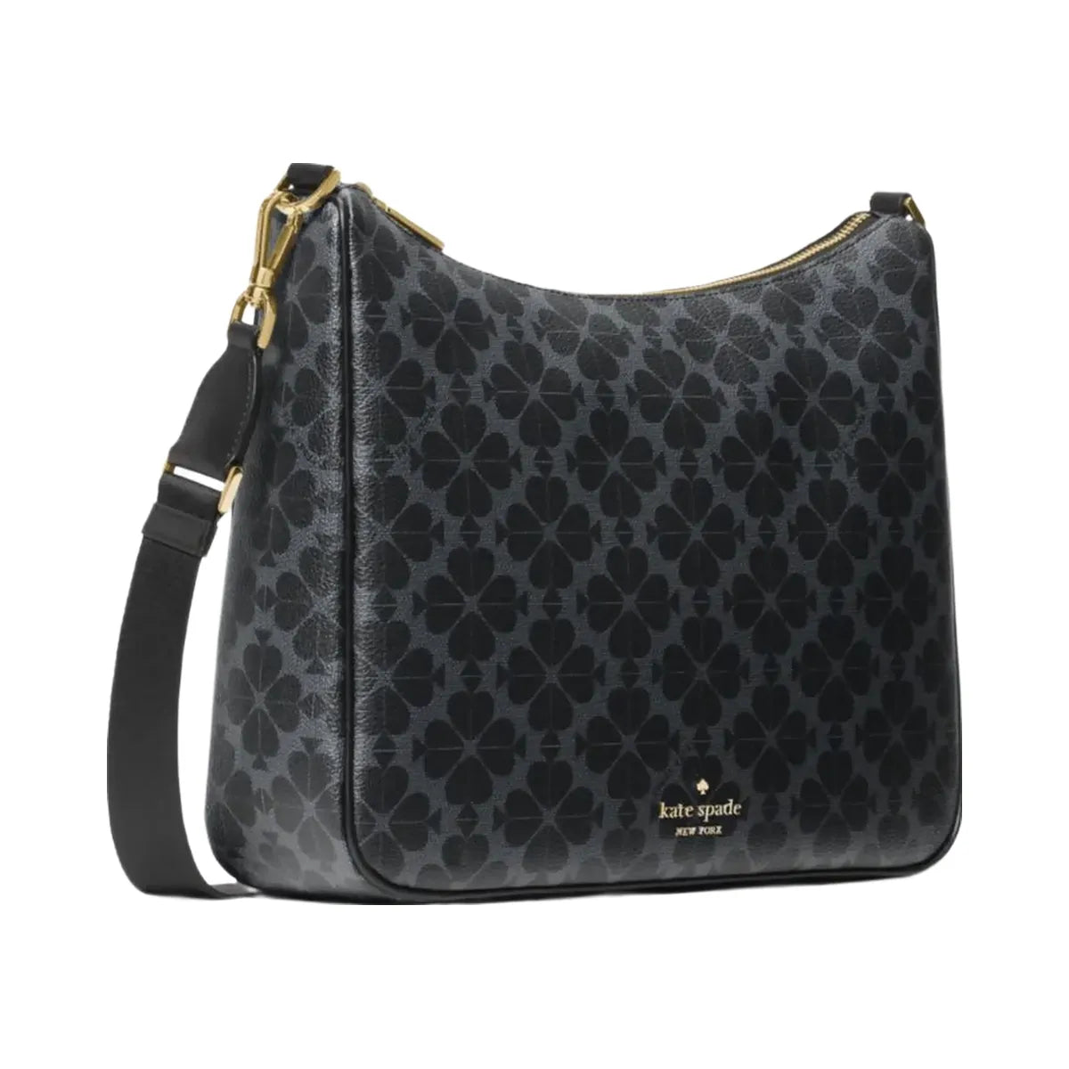 Kate Spade Flower Large Crossbody With Pouch Black