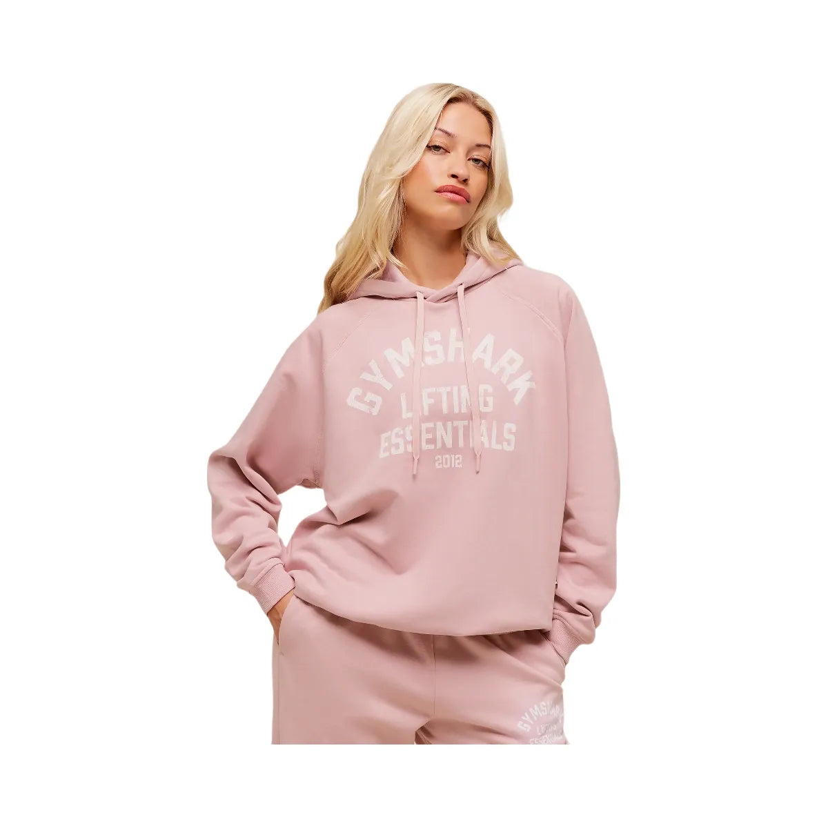 Gymshark Lifting Essentials Hoodie - Cloud Pink