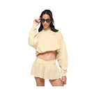 Alo Accolade Crew Neck Pullover - Candlelight Yellow