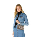 Kate Spade Madison Spotted Leopard Willow Mini Flap Crossbody Cream Multi
