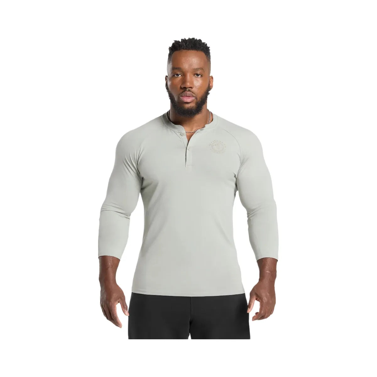 Gymshark Legacy Henley - Stone Grey