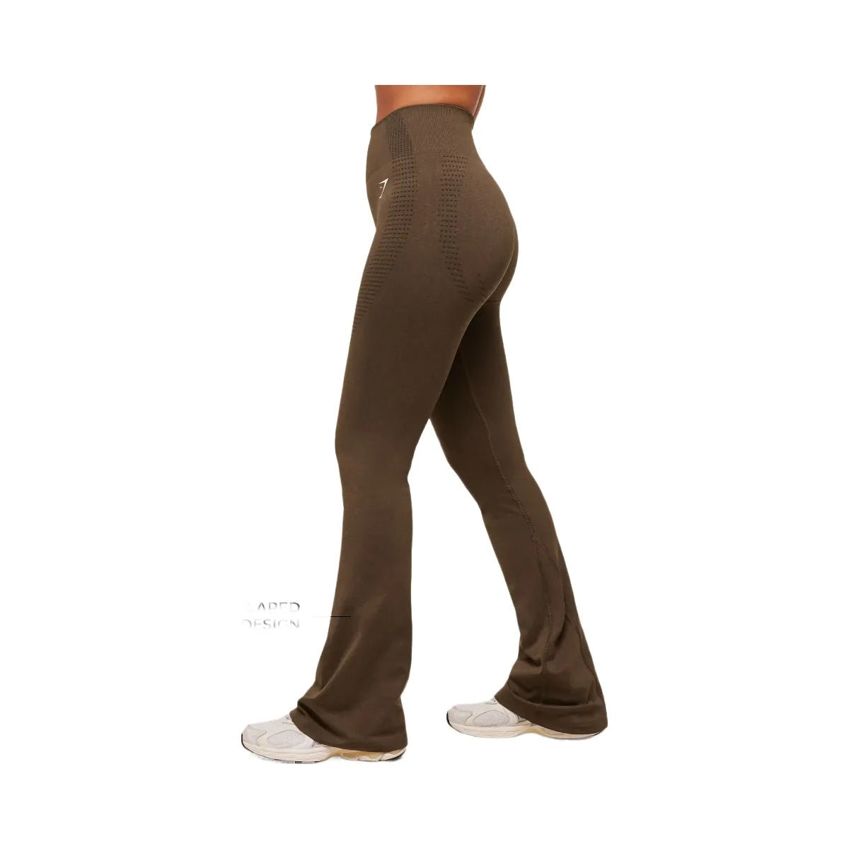 Gymshark Vital Soft Flared Leggings - Espresso Marl