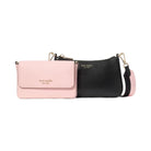 Kate Spade Double Up Colorblocked Crossbody Pastry Pink Multi