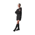 Alo Women's Cashmere Plush Waffle Dress - Dark Heather Grey