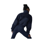Alo Women's Sherpa Edge Bomber - Navy