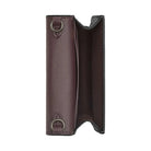 Coach Mini Wallet On A Chain With Rivets Pebbled Leather-Gunmetal-Black Multi