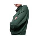 Alo Women's Waffle Weekend Escape Mock Neck Long Sleeve - Clover Green
