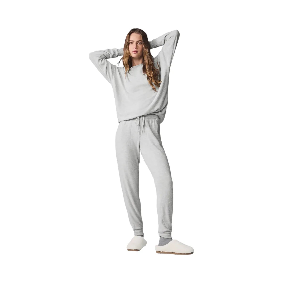 Alo Women's Soho Pullover - Athletic Heather Grey