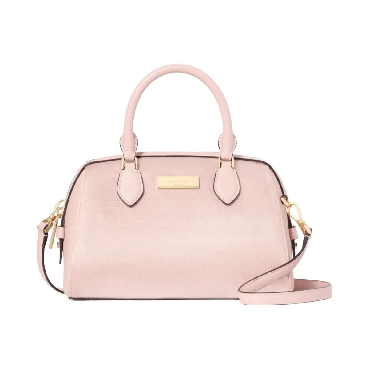Kate Spade Madison Satin Sequin Small Dolly Duffle Rose Smoke