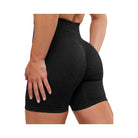Gymshark Adapt Animal Seamless Shorts - Black/Asphalt Grey
