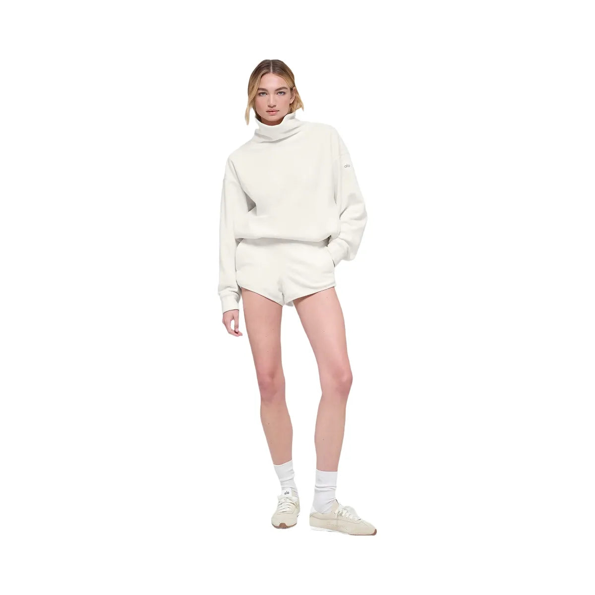 Alo Women's Polar Fleece Retreat Short - Ivory