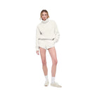 Alo Women's Polar Fleece Retreat Short - Ivory