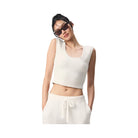 Alo Women's Snuggle Up Sweater Short Sleeve - Ivory