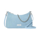Kate Spade Margot Studded Denim Convertible Crossbody Blue Multicolor