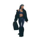 Alo Women's Airlift High-Waist 7/8 Line Up Legging - Navy