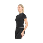 Gymshark Contrast Seamless Midi Tee - Black