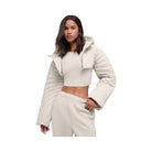 Alo Women's Quilted Starlight Puffer Shrug - Bone
