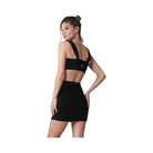 Alo Women's Micro Corduroy Winter Break Mini Skirt - Black