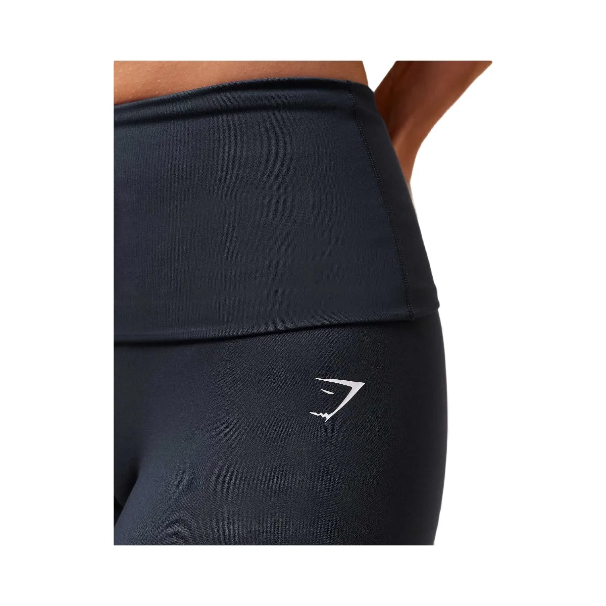 Gymshark Training Foldover Leggings - Heavy Blue
