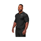 Gymshark Lightweight Slub Textured 3/4 Henley - Black