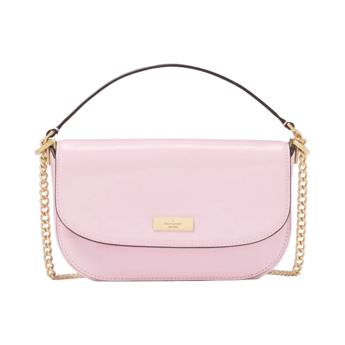 Kate Spade Krista Patent Chain Crossbody Pink Horizon