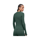 Alo Women's Airbrush Winter Warm Nocturne Long Sleeve - Clover Green