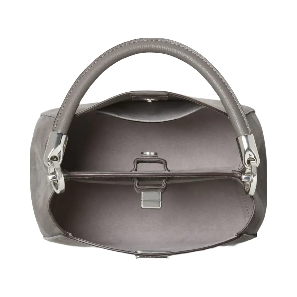 Kate Spade Phoebe Suede Small Top Handle Satchel Hare Grey