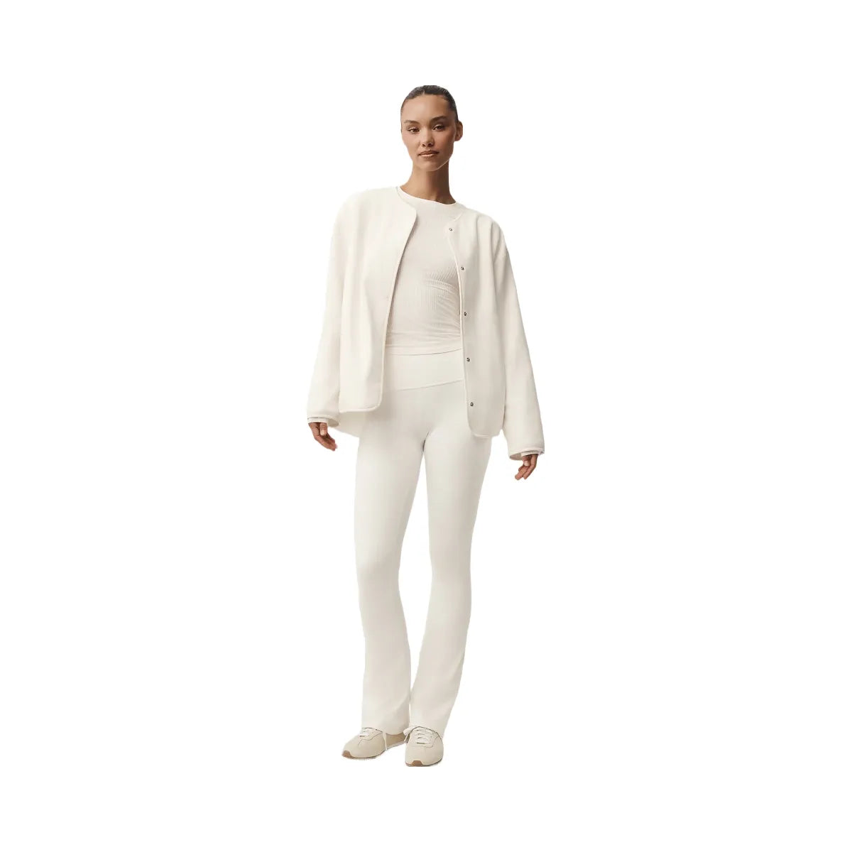 Alo Women's Polar Fleece Take Note Jacket - Ivory