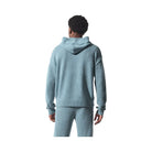Alo Men's Wool Cashmere New Class Hoodie - Celestial Blue Granite Heather