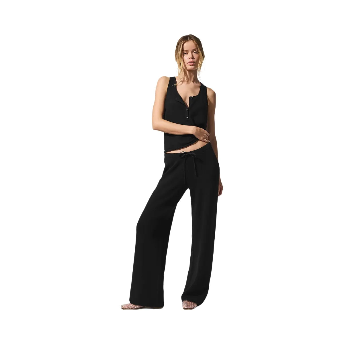 Alo Women's Supernatural Sweater Pant - Black