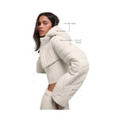 Alo Women's Quilted Starlight Puffer Shrug - Bone