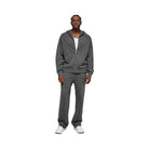 Alo Men's Wool Cashmere New Class Full Zip Hoodie - Platinum Grey