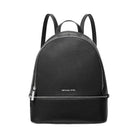Michael Kors Rhea Medium Pebbled Leather Backpack Black