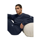 Alo Men's Unisex Wool Cashmere New Class Crewneck Sweater - Navy