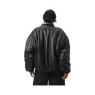 Alo Women's Faux Leather Premier Bomber - Black