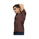 Alo Men's Conquer Reform Crewneck Short Sleeve - Brownstone