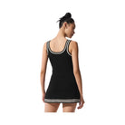 Alo Women's Tennis Club Sweater Knit Dress - Black/Ivory