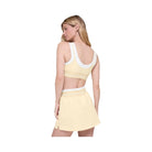 Alo Women's Airbrush Better Together Bra - Candlelight Yellow/White