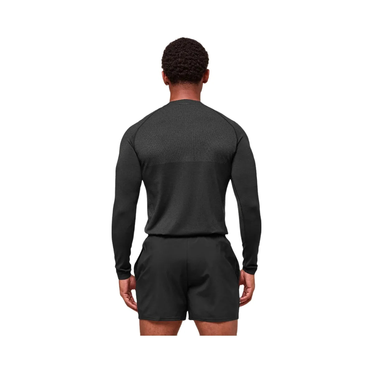 Gymshark Vital Long Sleeve T-Shirt - Black/Silhouette Grey
