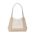Kate Spade Lena Colorblock Large Triple Compartment Shoulder Bag Light Sand Multi