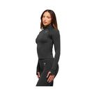 Gymshark Vital Warm Long Sleeve Top - Black Marl