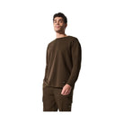 Alo Men's Double Take Long Sleeve Crew - Espresso