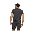 Alo Men's Conquer Reform Crewneck Short Sleeve - Anthracite