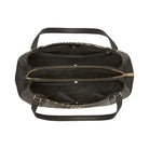 Kate Spade Lena Straw Triple Compartment Shoulder Bag Black Multi