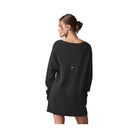 Alo Women's Cashmere Plush Waffle Dress - Dark Heather Grey