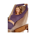 Alo Women's Sweater Knit Unwind Long Sleeve - Plum Kiss
